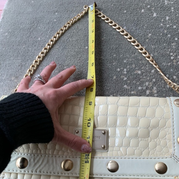 Michael Kors Embossed Patent Leather Clutch - Picture 8 of 8